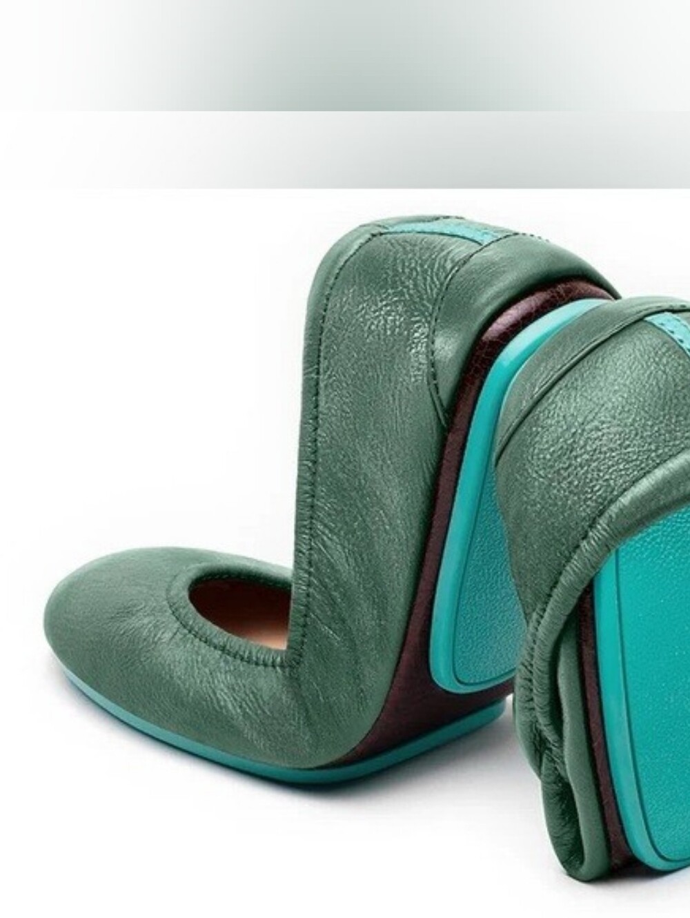 Tieks Pacific Green Ballet Flats - Picture 9 of 9